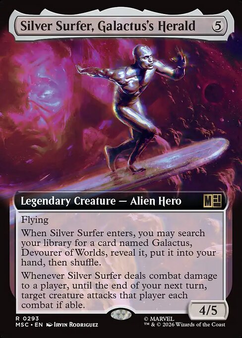 Silver Surfer, Galactus's Herald - Marvel Super Heroes Commander () #293