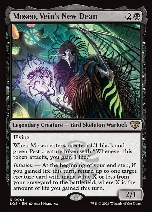 Moseo, Vein's New Dean - Secrets of Strixhaven (SOS) #91