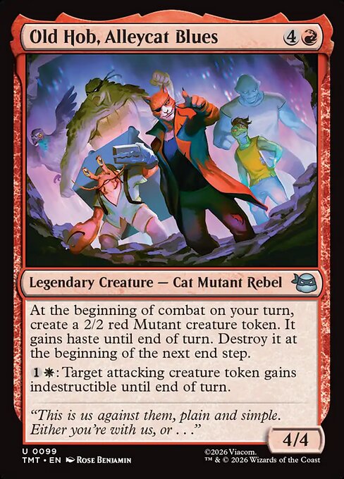 Old Hob, Alleycat Blues - Teenage Mutant Ninja Turtles () #99 [Foil] [Foil]