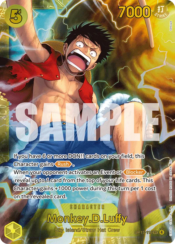 Monkey.D.Luffy - ADVENTURE ON KAMI'S ISLAND- [OP15-EB04] (OP15-119) #119