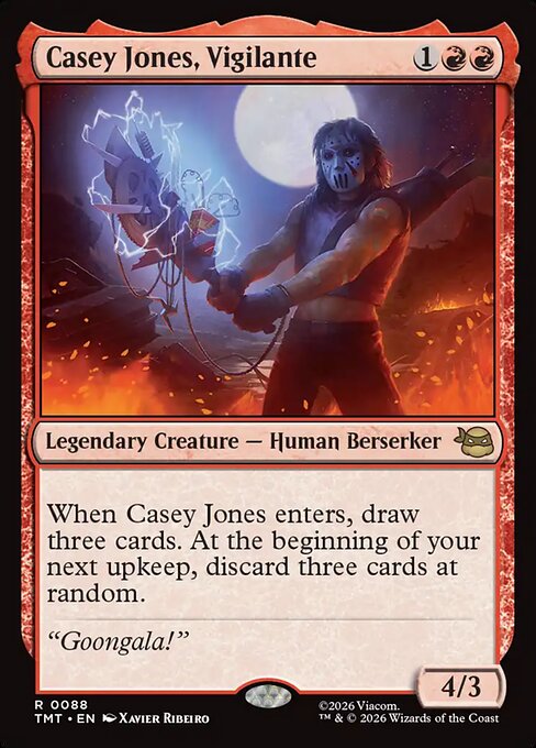Casey Jones, Vigilante - Teenage Mutant Ninja Turtles () #88 [Foil] [Foil]