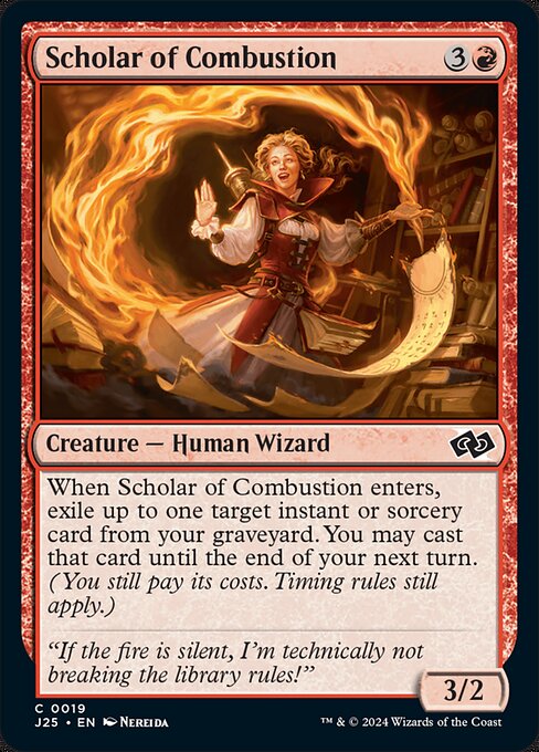 Scholar of Combustion - Foundations Jumpstart (j25) #19