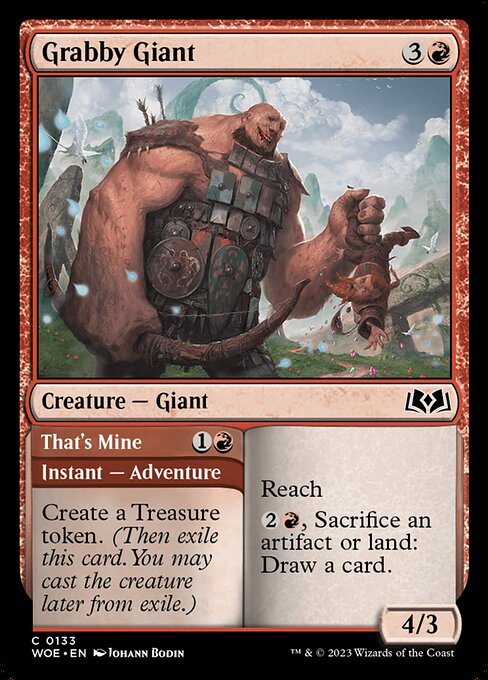 Grabby Giant // That's Mine - Wilds of Eldraine () #133