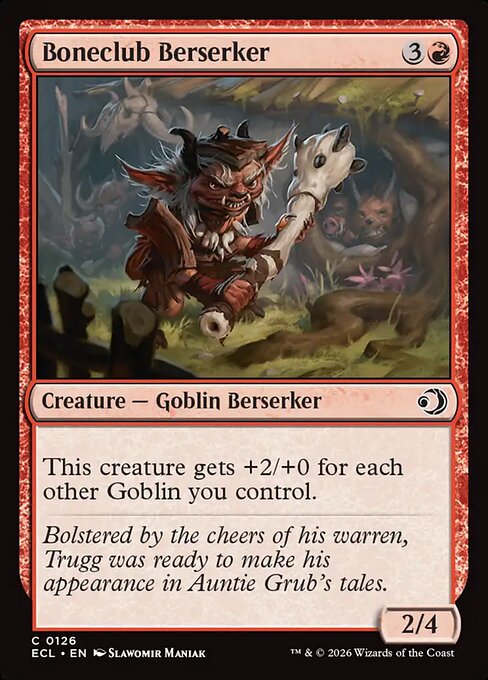 Boneclub Berserker - Lorwyn Eclipsed (ecl) #126