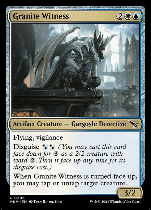 Granite Witness - Murders at Karlov Manor (MKM) #206 [Foil] [Foil]