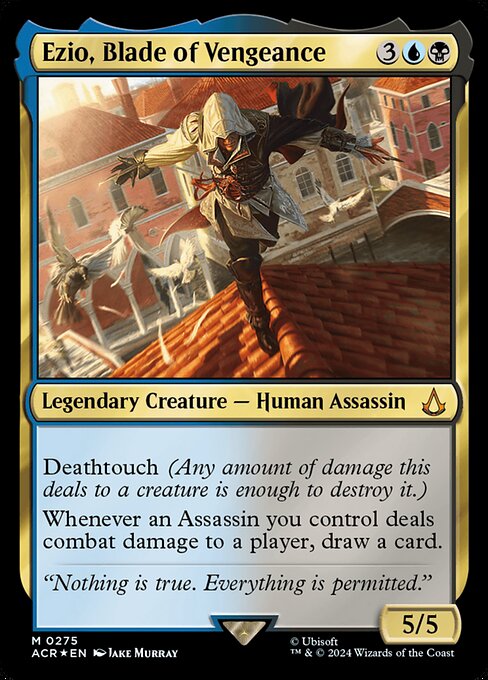 Ezio, Blade of Vengeance - Assassin's Creed () #275 [Foil] [Foil]