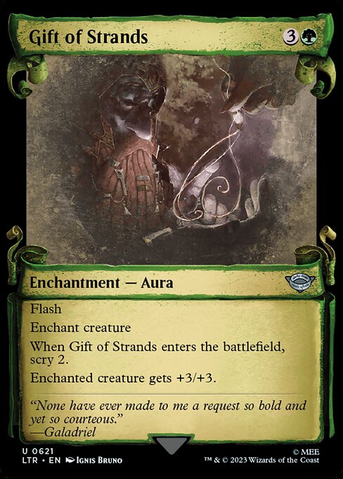 Gift of Strands - The Lord of the Rings: Tales of Middle-earth (ltr) #621 [Foil] [Foil]