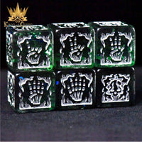 DNDDICEWHOLESALE.COM - Crypt of the Necromancer - 11 Dice Set