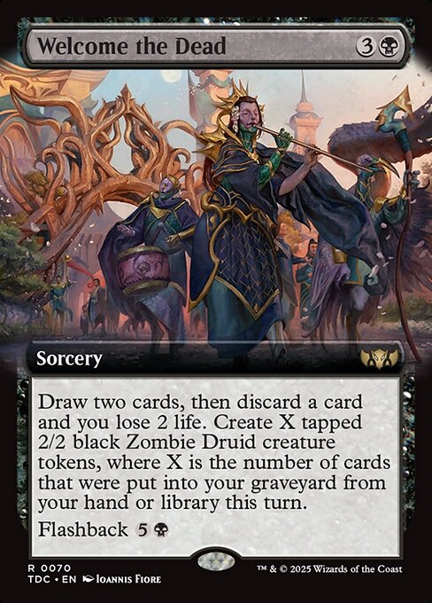 Welcome the Dead - Tarkir: Dragonstorm Commander () #70