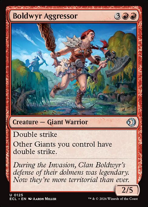 Boldwyr Aggressor - Lorwyn Eclipsed (ecl) #125 [Foil] [Foil]