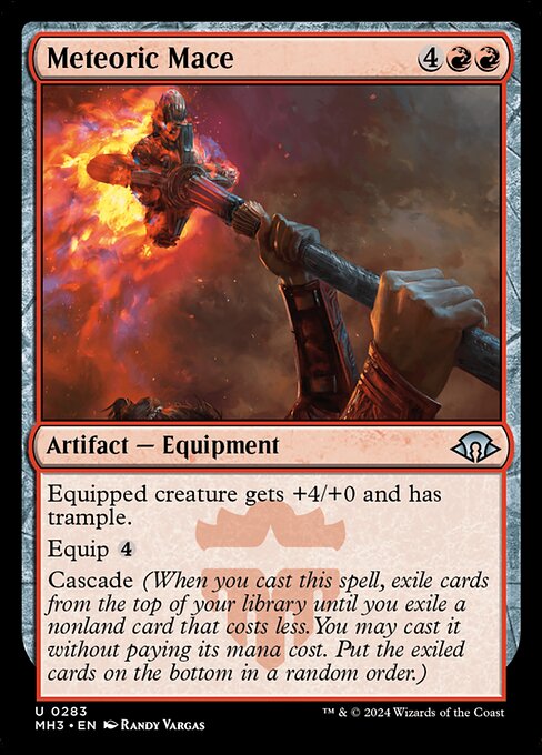 Meteoric Mace - Modern Horizons 3 (mh3) #283 [Foil] [Foil]