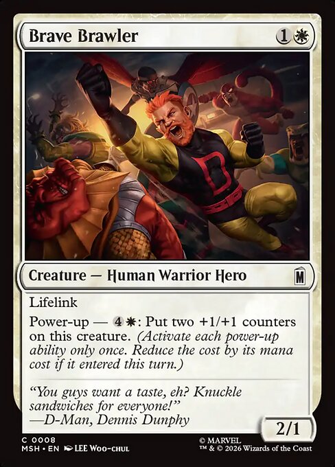 Brave Brawler - Marvel Super Heroes () #8 [Foil] [Foil]