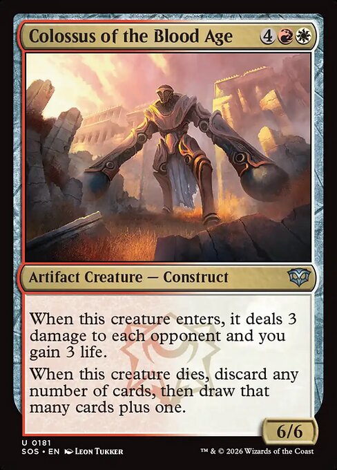 Colossus of the Blood Age - Secrets of Strixhaven () #181 [Foil] [Foil]