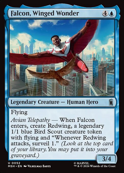 Falcon, Winged Wonder - Marvel Super Heroes () #52
