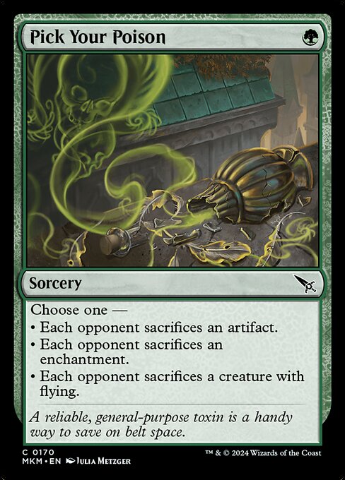 Pick Your Poison - Murders at Karlov Manor (mkm) #170