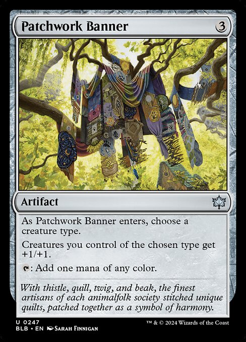 Patchwork Banner - Bloomburrow () #247