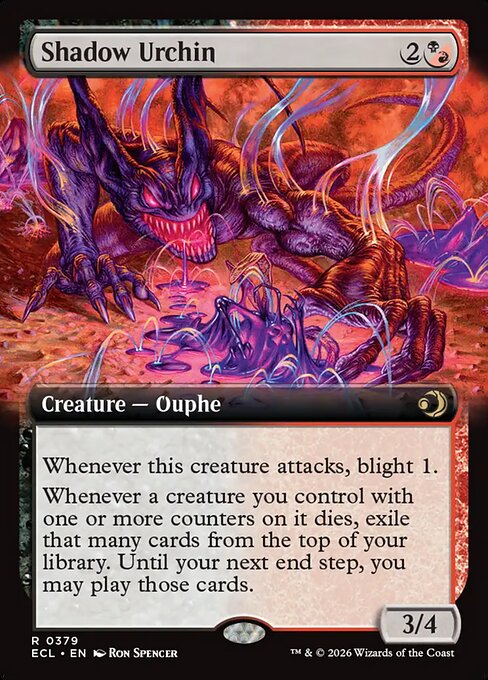 Shadow Urchin - Lorwyn Eclipsed (ecl) #379