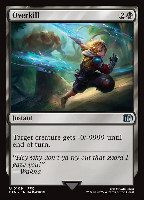 Overkill - Final Fantasy (FIN) #109 [Foil] [Foil]
