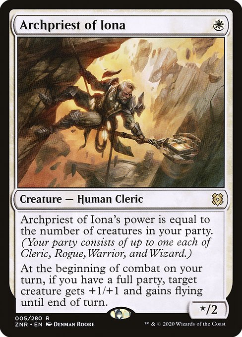 Archpriest of Iona - Zendikar Rising (ZNR) #5