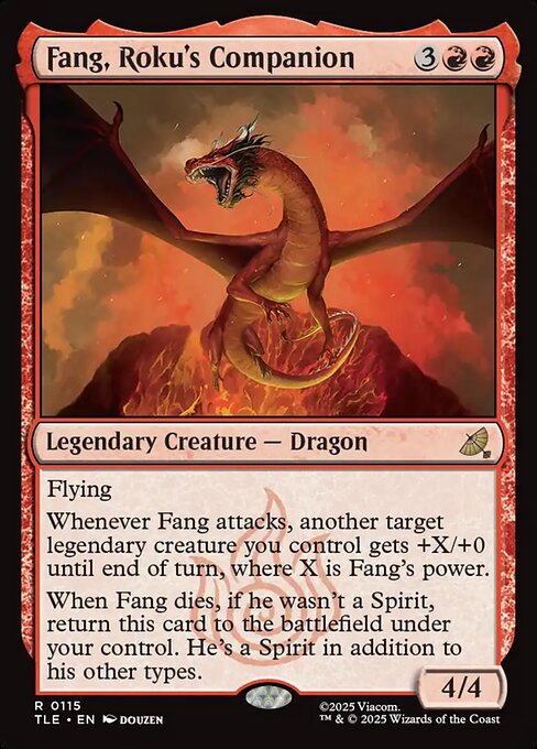 Fang, Roku's Companion - Avatar: The Last Airbender Eternal () #115 [Foil] [Foil]