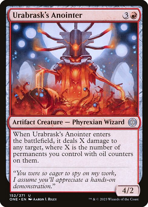 Urabrask's Anointer - Phyrexia: All Will Be One (ONE) #152 [Foil] [Foil]