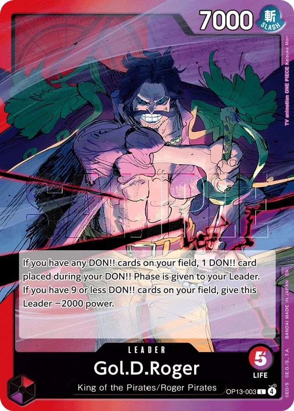 Gol.D.Roger - CARRYING ON HIS WILL- [OP-13] (OP13-003) #003