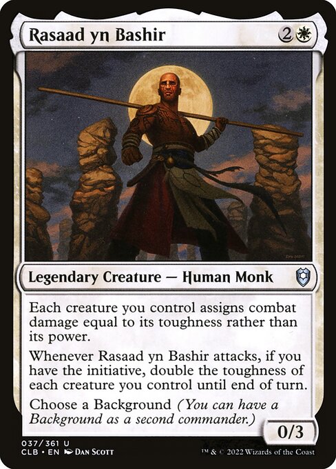 Rasaad yn Bashir - Commander Legends: Battle for Baldur's Gate () #37 [Foil] [Foil]