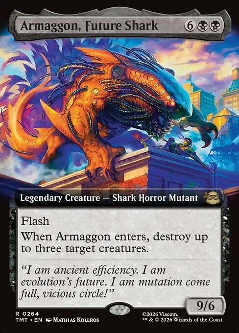 Armaggon, Future Shark - Teenage Mutant Ninja Turtles () #264 [Foil] [Foil]