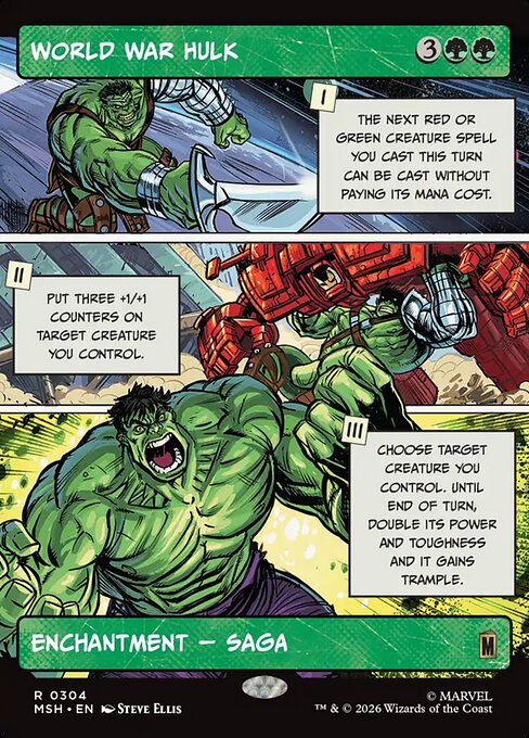 World War Hulk - Marvel Super Heroes () #304 [Foil] [Foil]