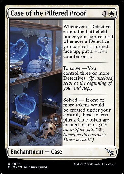 Case of the Pilfered Proof - Murders at Karlov Manor (MKM) #9 [Foil] [Foil]