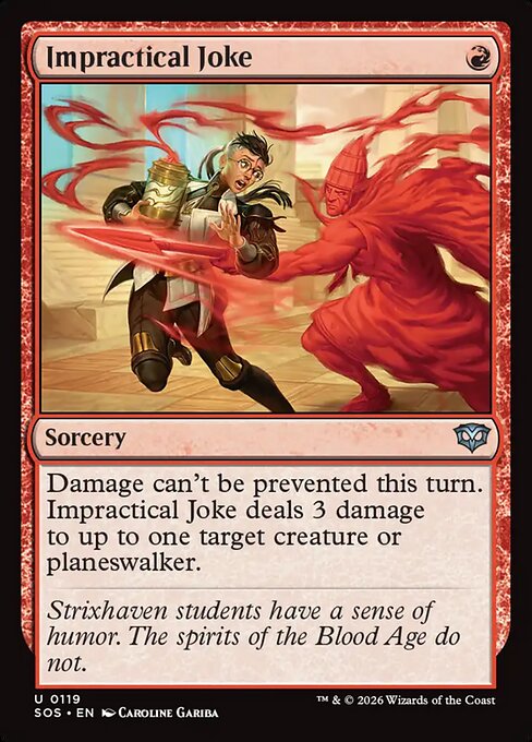 Impractical Joke - Secrets of Strixhaven () #119 [Foil] [Foil]