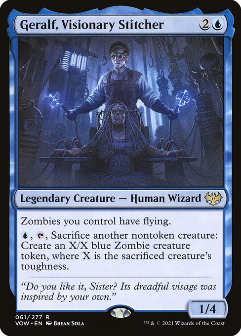 Geralf, Visionary Stitcher - Innistrad: Crimson Vow (VOW) #61