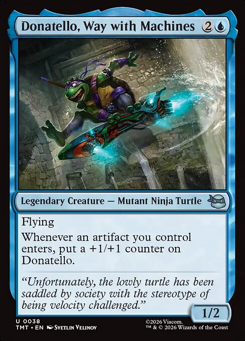 Donatello, Way with Machines - Teenage Mutant Ninja Turtles () #38 [Foil] [Foil]