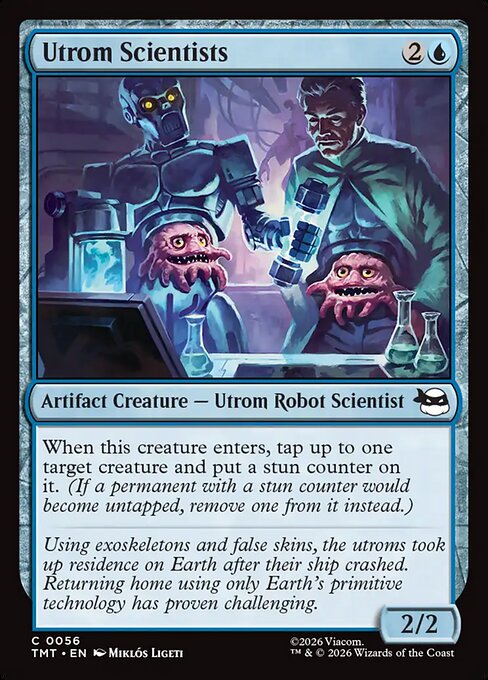 Utrom Scientists - Teenage Mutant Ninja Turtles () #56 [Foil] [Foil]