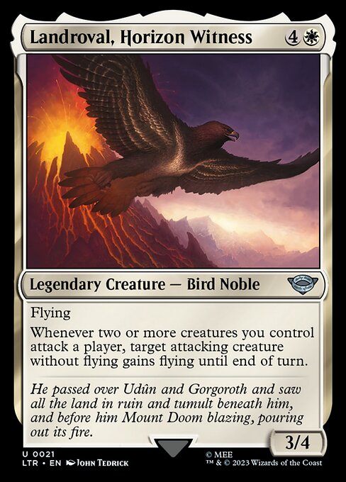 Landroval, Horizon Witness - The Lord of the Rings: Tales of Middle-earth (ltr) #21 [Foil] [Foil]