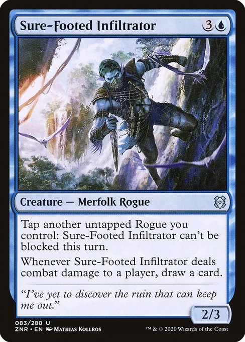 Sure-Footed Infiltrator - Zendikar Rising () #83