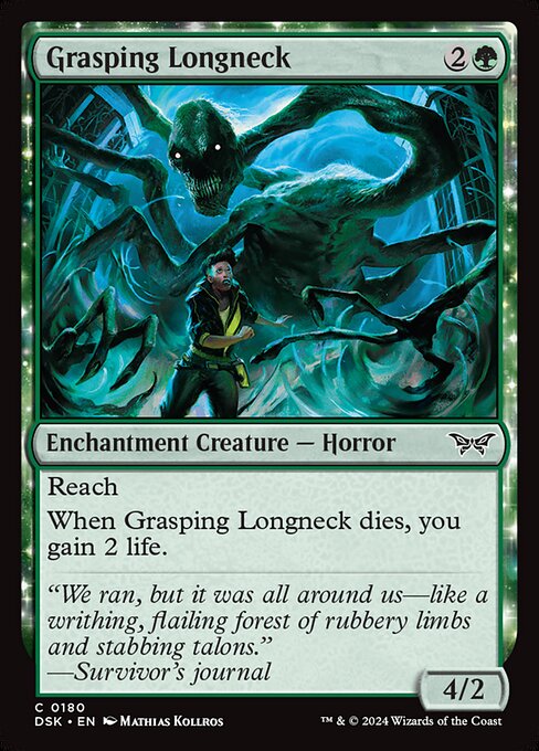 Grasping Longneck - Duskmourn: House of Horror () #180