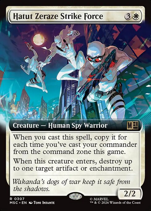 Hatut Zeraze Strike Force - Marvel Super Heroes Commander () #307