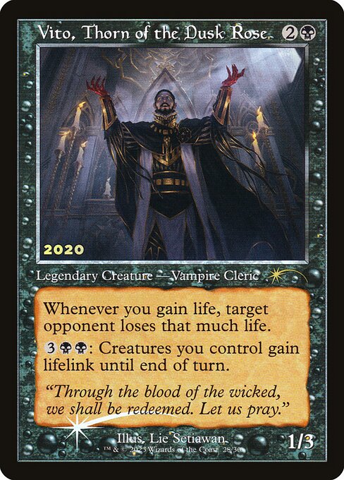 Vito, Thorn of the Dusk Rose - 30th Anniversary Play Promos (P30A) #28 [Foil] [Foil]