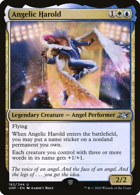 Angelic Harold - Unfinity () #162 [Foil] [Foil]