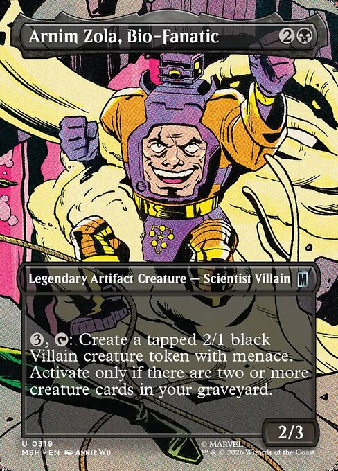 Arnim Zola, Bio-Fanatic - Marvel Super Heroes () #319 [Foil] [Foil]