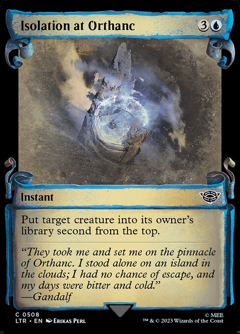 Isolation at Orthanc - The Lord of the Rings: Tales of Middle-earth (ltr) #508 [Foil] [Foil]