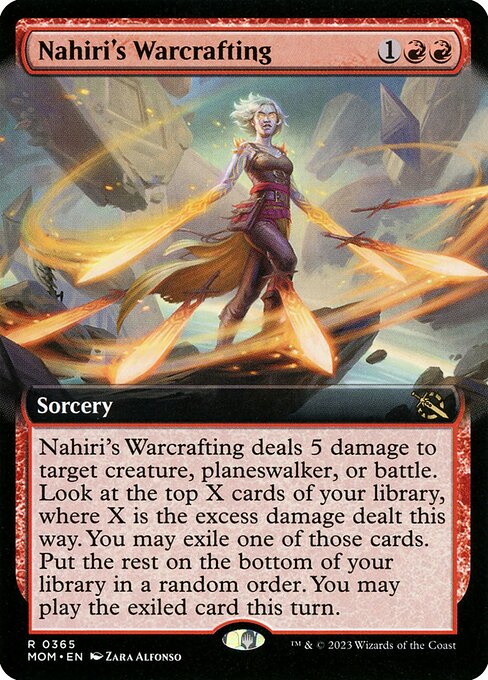 Nahiri's Warcrafting - March of the Machine (MOM) #365 [Foil] [Foil]