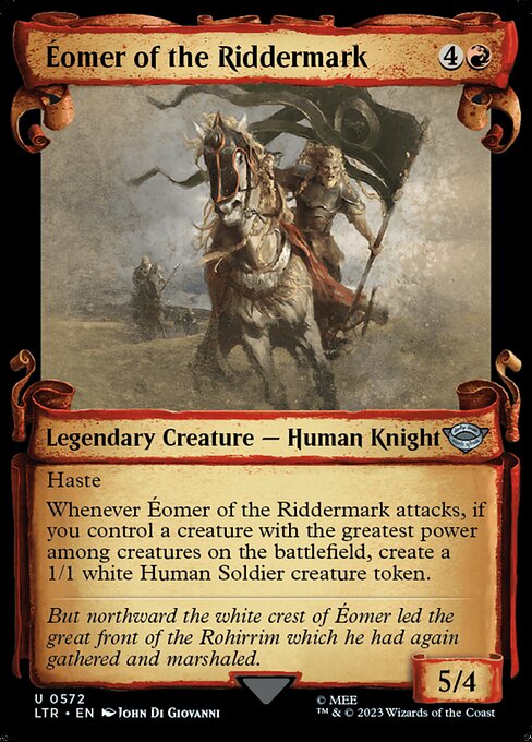 Éomer of the Riddermark - The Lord of the Rings: Tales of Middle-earth (ltr) #572 [Foil] [Foil]