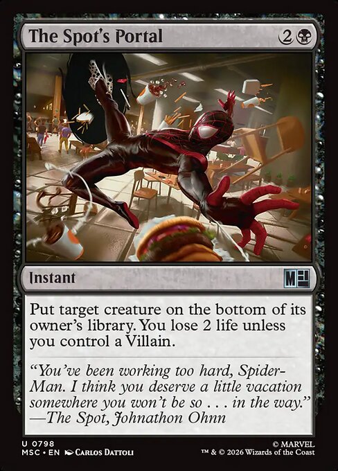 The Spot's Portal - Marvel Super Heroes Commander (MSC) #798