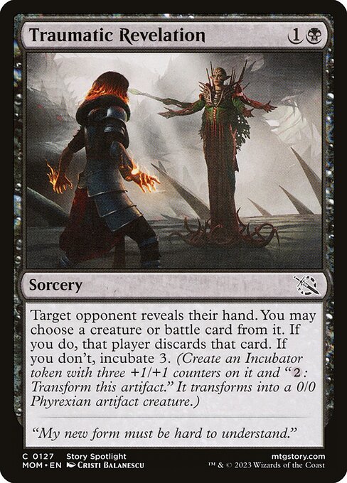Traumatic Revelation - March of the Machine (MOM) #127 [Foil] [Foil]