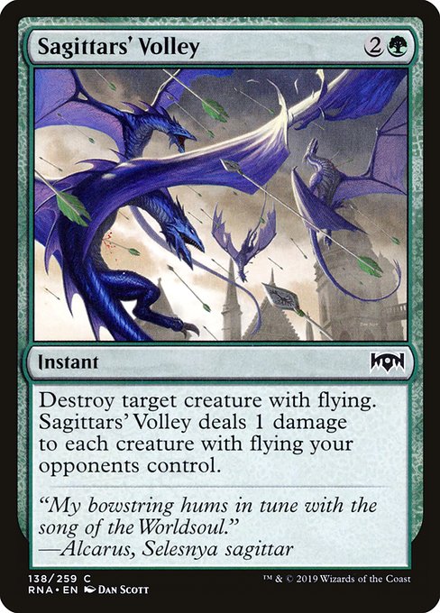 Sagittars' Volley - Ravnica Allegiance () #138