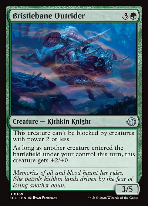 Bristlebane Outrider - Lorwyn Eclipsed () #169 [Foil] [Foil]