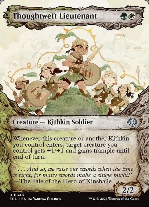 Thoughtweft Lieutenant - Lorwyn Eclipsed (ecl) #343 [Foil] [Foil]