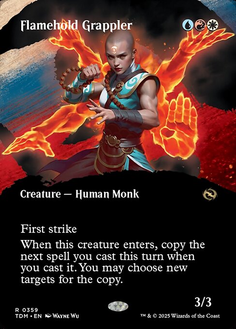 Flamehold Grappler - Tarkir: Dragonstorm () #359 [Foil] [Foil]